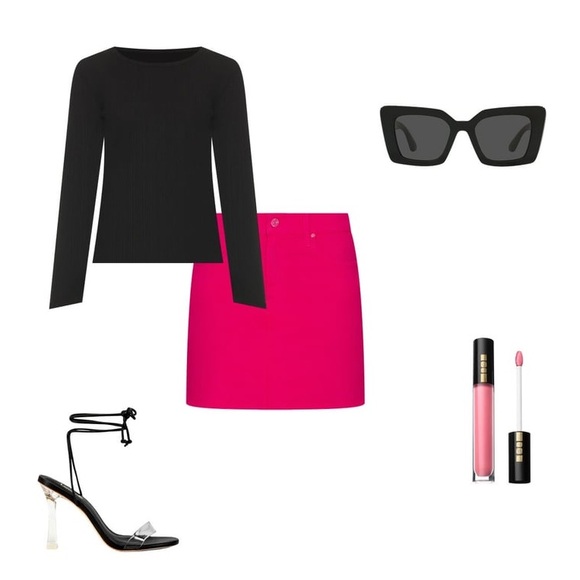 MOTHER High Waist Smokin Double Micro 26 / XS Dk Pink Raspberry Play Date Denim - Picture 15 of 15